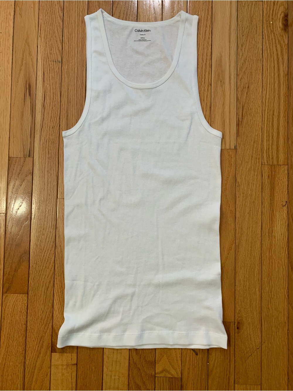 Calvin Klein White Ribbed Scoop Neck XL Tank Top T-Shirt Classic Cut set of 3